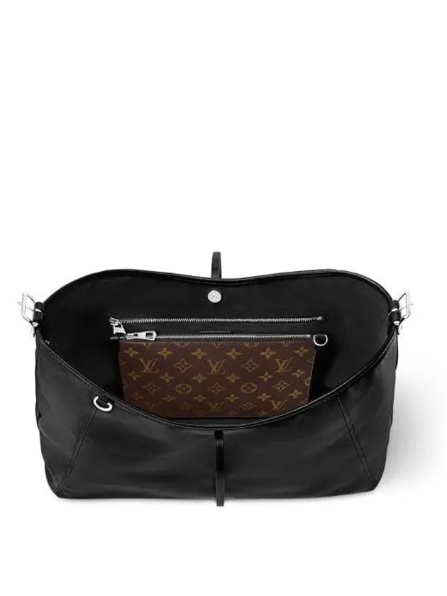 Carry All Dark MM Shoulder Bag Black - LOUIS VUITTON - BALAAN 6