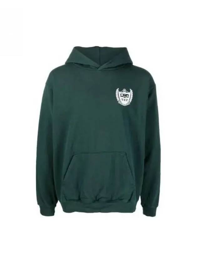 Beverly Hills Pocket Hoodie Green - SPORTY & RICH - BALAAN 2