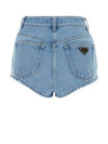 Denim Short Pants GFP505SOOO 14CC F0BAU SKY - PRADA - BALAAN 2