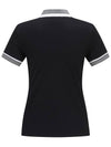 WOMEN COLLAR COLOR BLOCK SHORT T SHIRTBK - ANEWGOLF - BALAAN 2