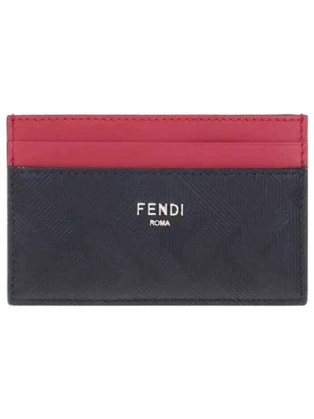 FF Motif Shadow Card Wallet Black - FENDI - BALAAN 2