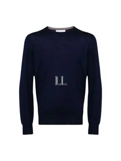 Wool Cashmere Knit Top Navy - BRUNELLO CUCINELLI - BALAAN 2