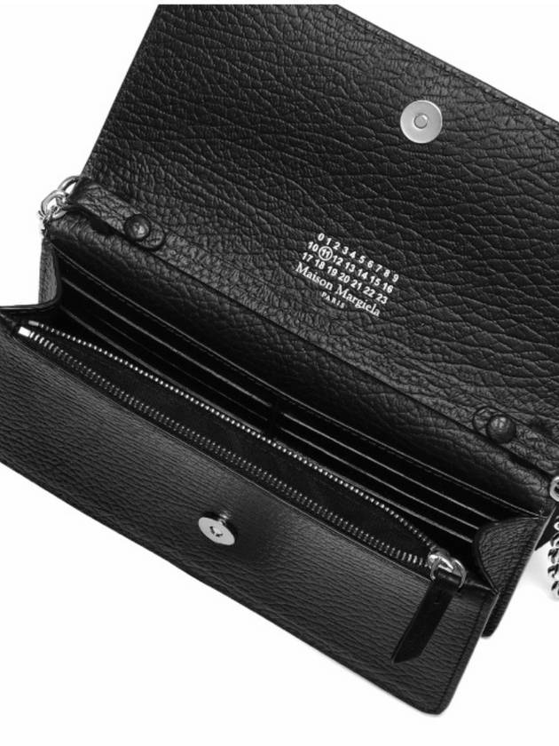 Stitch Large Chain Long Wallet Black - MAISON MARGIELA - BALAAN 4