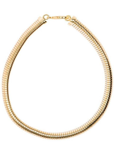 'Cleo' Necklace With Clasp Fastening In 18K Gold Plated Bronze Woman - FEDERICA TOSI - BALAAN 1