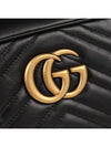 GG Marmont Matelasse Small Chain Shoulder Bag Black - GUCCI - BALAAN 8