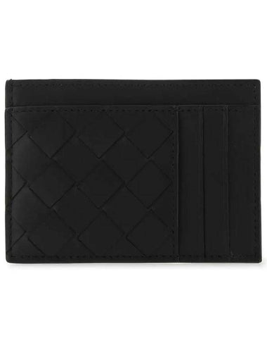 Intrecciato Card Wallet Black - BOTTEGA VENETA - BALAAN 1