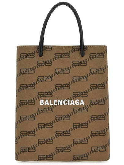 BB Monogram Mini Tote Bag Brown - BALENCIAGA - BALAAN 2