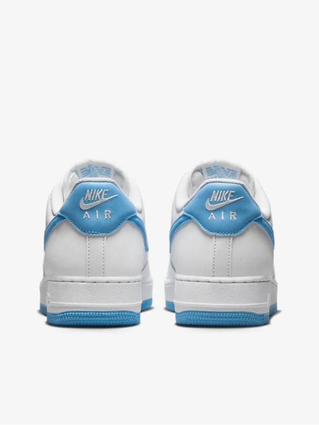 Air Force 1 07 Low Top Sneakers White Blue - NIKE - BALAAN 7