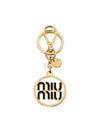 Logo Metal Keyholder Black - MIU MIU - BALAAN 2