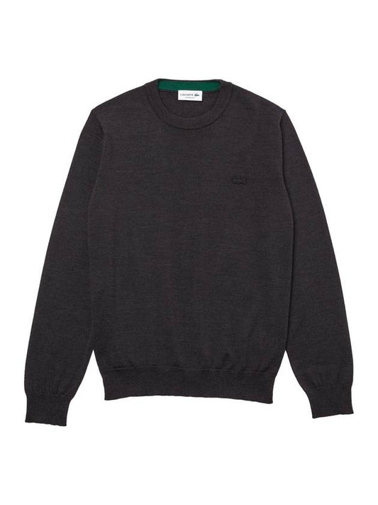 Crewneck merino wool sweater - LACOSTE - BALAAN 1