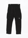 Chrome R Regular Zipper Cargo Straight Pants Black - CP COMPANY - BALAAN 2