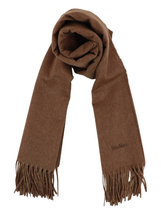 Fringe Cashmere Muffler Brown - MAX MARA - BALAAN 2