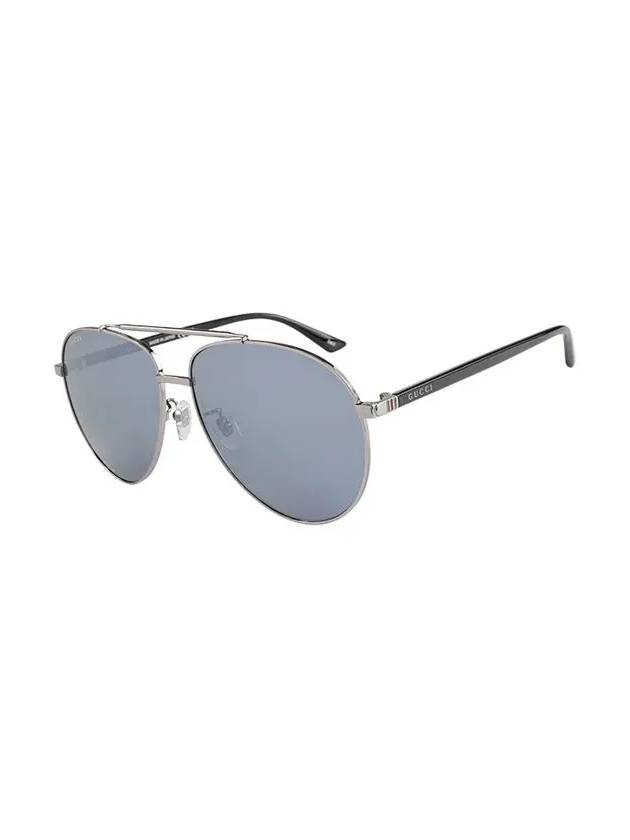 Eyewear Metal Silver Boeing Sunglasses Grey - GUCCI - BALAAN 4