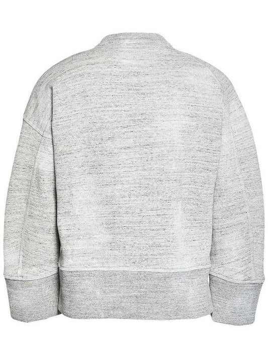 heather gray cropped sweatshirt - DSQUARED2 - BALAAN 2