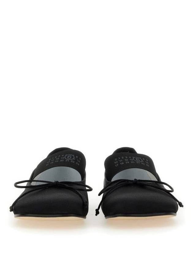 Anatomic Satin Ballerinas Flat Black - MAISON MARGIELA - BALAAN 5