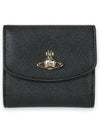 Women s ORB Logo Coin Pocket Half Wallet Black 51150032W S000B N402 - VIVIENNE WESTWOOD - BALAAN 2