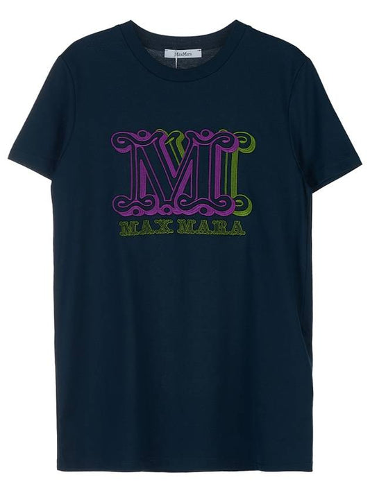 Agro Logo Short Sleeve T-Shirt Dark Green - MAX MARA - BALAAN 2