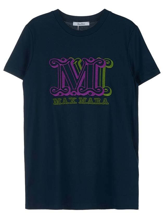 Agro Logo Short Sleeve T-Shirt Dark Green - MAX MARA - BALAAN 11