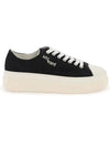 Austin Logo Print Platform Low Top Sneakers Black - ISABEL MARANT - BALAAN 3