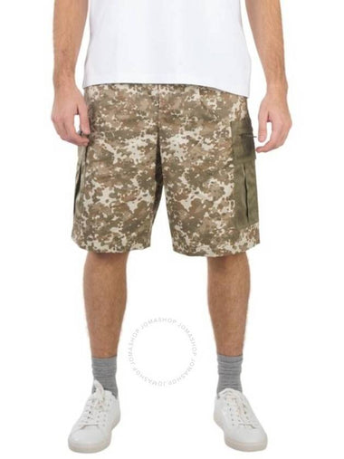 Burberry Khaki Green Camo Dan Shorts Brand Size 54 Waist Size 37.4 - BURBERRY - BALAAN 1