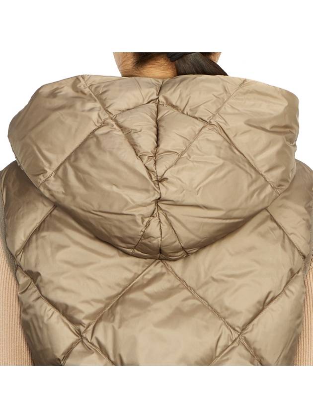 Frutto Padded Vest Beige - MAX MARA - BALAAN 10