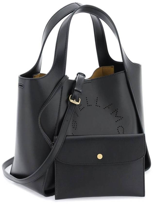 Stella Logo Tote Bag Black - STELLA MCCARTNEY - BALAAN 4