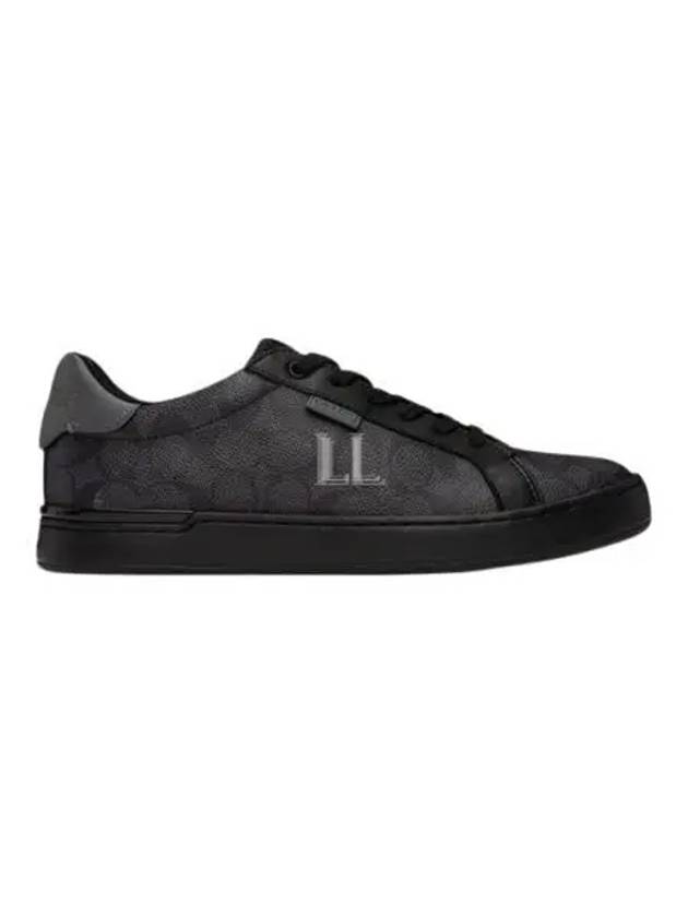 Low Line Signature Canvas Low Top Sneakers Black - COACH - BALAAN 2