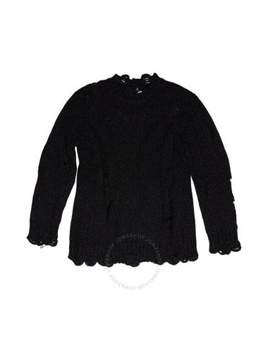 R13 Black Glitter Grunge Sweater, Size XX-Small - R13 - BALAAN 1