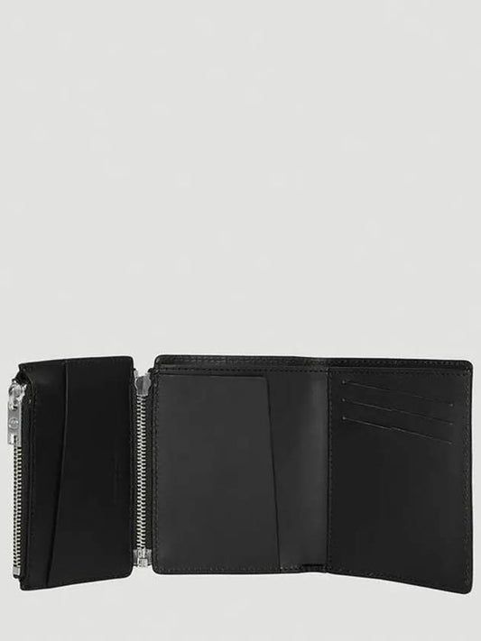 Maison Margiela 4bar stitch grain leather tree fold wallet medium wallet - MAISON MARGIELA - BALAAN 2