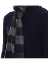 Iconic Check Cashmere Scarf Grey - BURBERRY - BALAAN 6