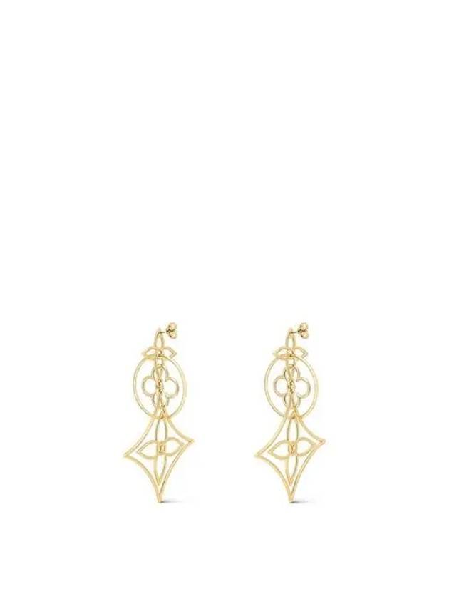 LV Twiggy Earrings Gold - LOUIS VUITTON - BALAAN 4