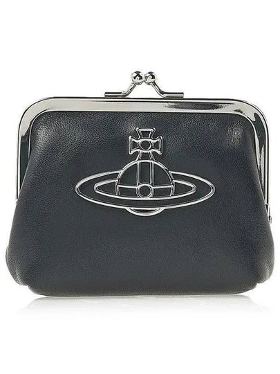 VIVIENNE WESTWOOD Nappa Thin Line Prime Perth Coin Purse 52010016 L001L N403 52010016 L001L N403 - VIVIENNE WESTWOOD - BALAAN