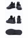 Leather Low Top Sneakers Black - VALENTINO - BALAAN 5
