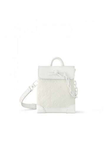 Nano Steamer Cross Bag White - LOUIS VUITTON - BALAAN 1