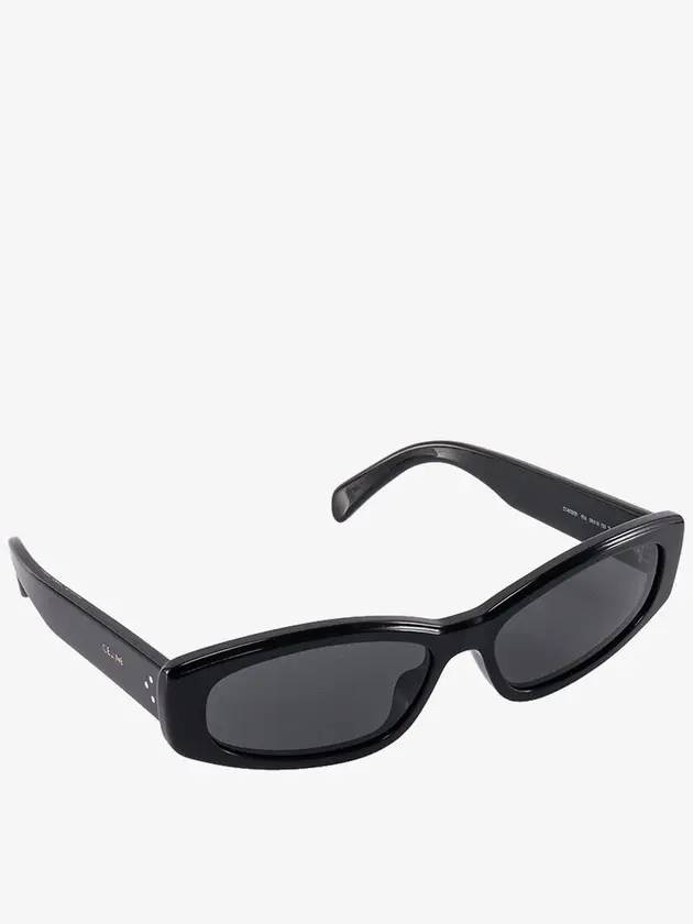 Eyewear Rectangular S252 Sunglasses Black - CELINE - BALAAN 4