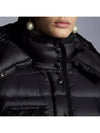 Women's Hermine Hooded Padded Black - MONCLER - BALAAN 4