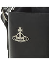 Drawstring Buckle Leather Bucket Bag Black - VIVIENNE WESTWOOD - BALAAN 8