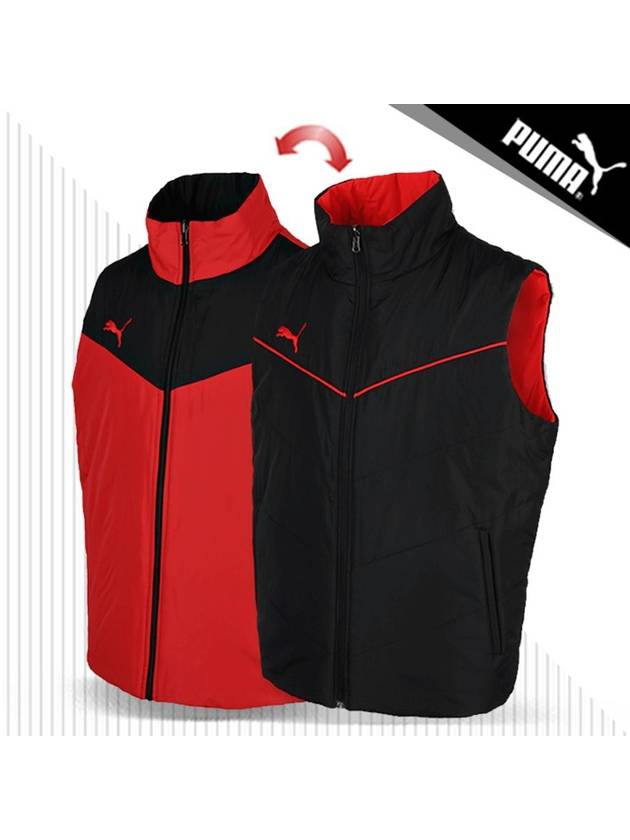 KK Individualize Reversible Padding Vest 93271201 Black Red R - PUMA - BALAAN 1