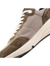 Running Sole Mesh Low Top Sneakers Olive Green - GOLDEN GOOSE - BALAAN 3