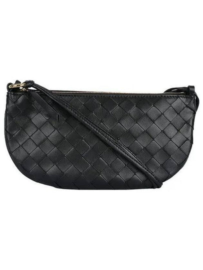 Intrecciato Shoulder Bag Black - BOTTEGA VENETA - BALAAN 2