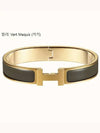 Men's Men's Bracelet Gilded Gold Click CLIC HH - HERMES - BALAAN 5