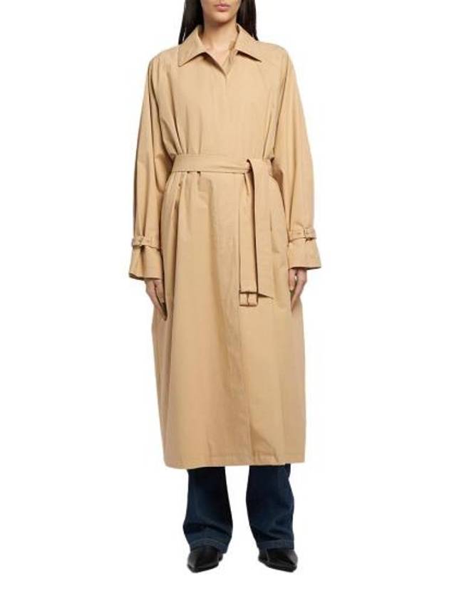 Memo Trench Coat Beige - MAX MARA - BALAAN 3