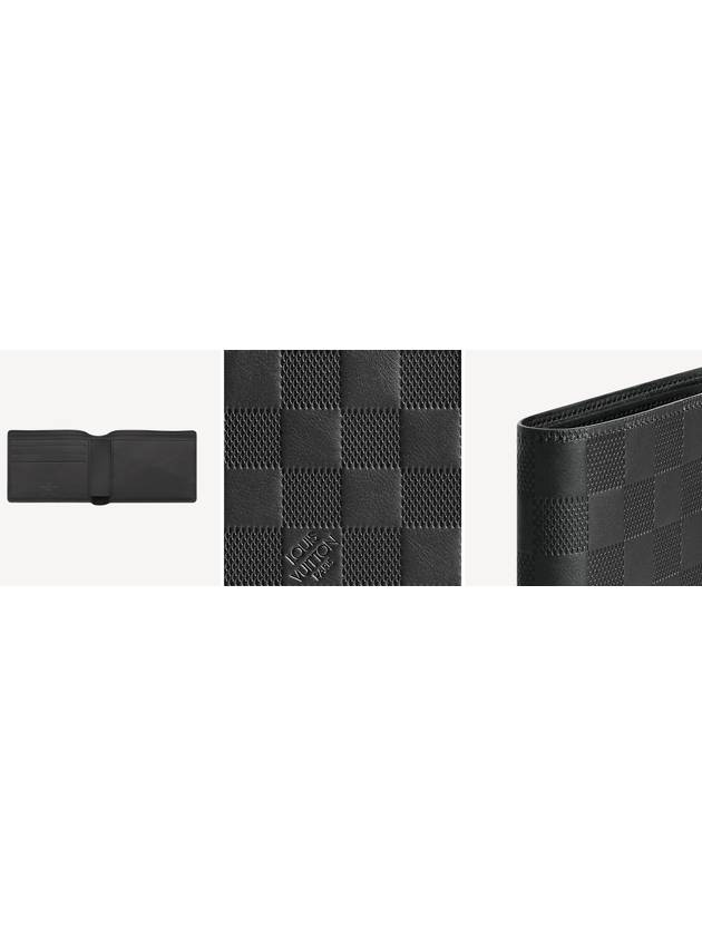 Multiple Damier Infini Half Wallet Black - LOUIS VUITTON - BALAAN 5