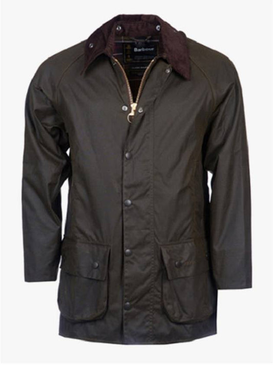 Classic Beaufort Wax Jacket Olive - BARBOUR - BALAAN 2