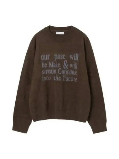 Milo Glory Text Knit Brown - MILLO ARCHIVE - BALAAN 1