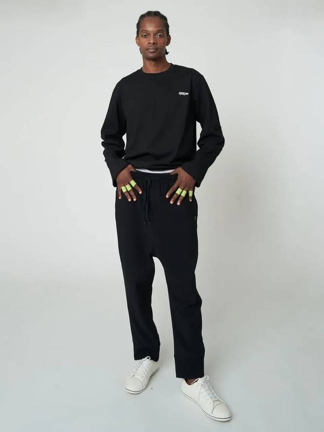 AU42PT08 Sweatshirt baggy pants black - ATHPLATFORM - BALAAN 6