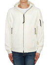 Shell-R Hooded Jacket White - CP COMPANY - BALAAN 3