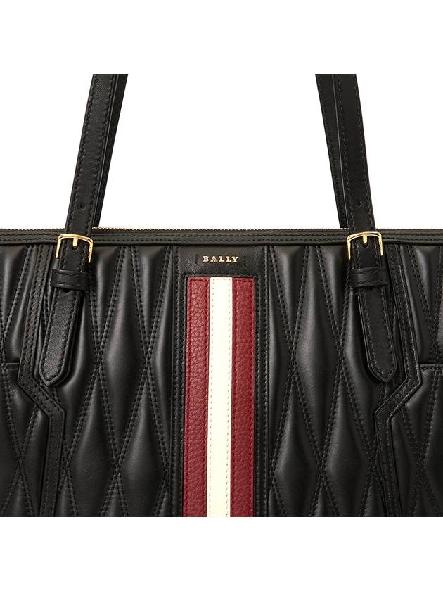 Damira Shoulder Tote Bag Black - BALLY - BALAAN 8