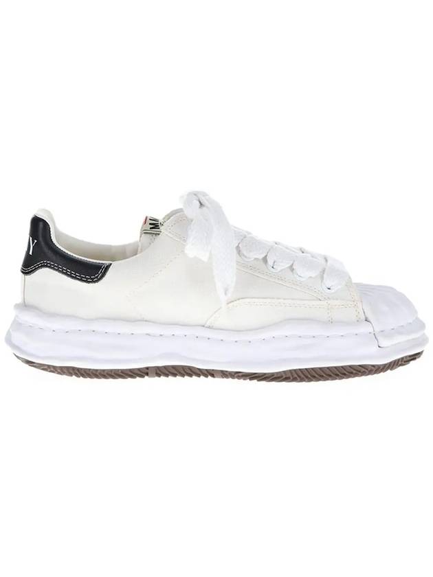 Blakey OG Sole Canvas Low Top Sneakers White - MAISON MIHARA YASUHIRO - BALAAN 3