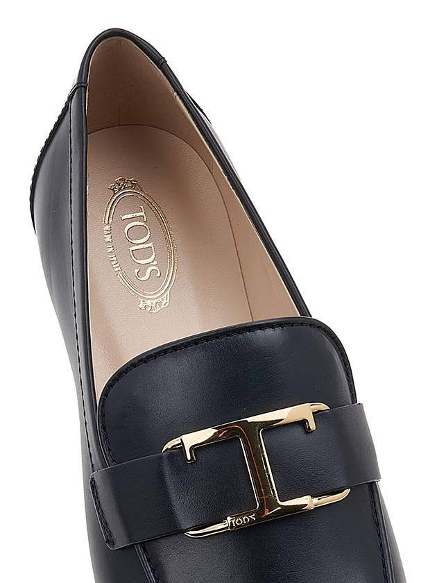 Tods T Timeless Leather Loafers Black - TOD'S - BALAAN 9